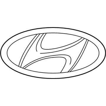 Hyundai 86300-K3000 Symbol Mark Emblem