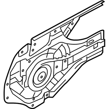 2007 Hyundai Tucson Window Regulator - 82405-2E000