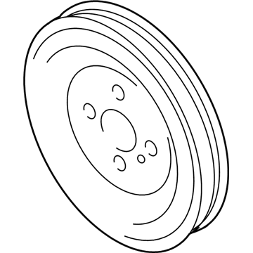 Hyundai Elantra Water Pump Pulley - 25221-23040