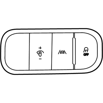 Hyundai 93700-K2210-MMH Switch Assembly-Side Crash Pad