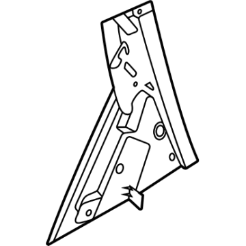 Hyundai 83280-AR000 GARNISH ASSY-RR DR RR FRAME,RH