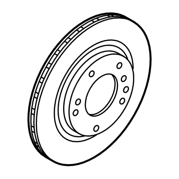 Hyundai 58411-K9500 Disc-Rear Brake