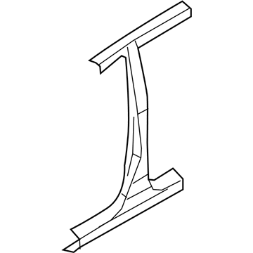 Hyundai 71401-0WB50 Pillar Assembly-Center Outer,LH