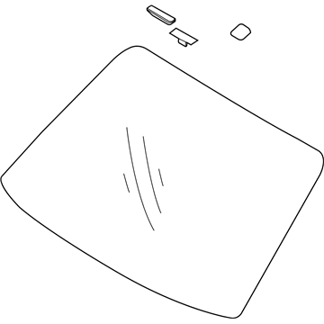 Hyundai 86110-2S120 Windshield Glass Assembly