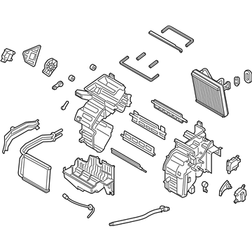 Hyundai 97205-J3010 Heater & Evaporator Assembly