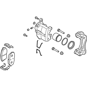 2021 Hyundai Veloster Brake Caliper - 58110-J3100