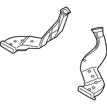 Hyundai 97360-3M000 Duct-Rear Heating,LH