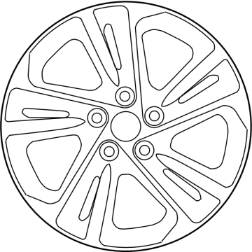 Hyundai 52910-F2DA0 Aluminium Wheel Assembly