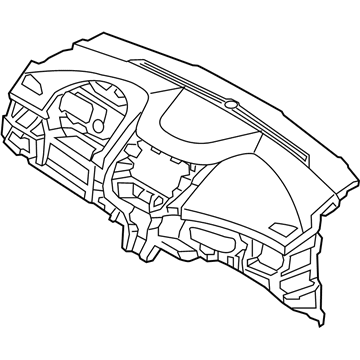 Hyundai 84710-3YAA0-RY Crash Pad Assembly-Main