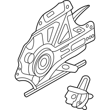 2007 Hyundai Entourage Window Regulator - 82401-4D010