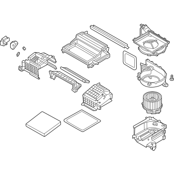 Hyundai 97100-GI000 BLOWER UNIT