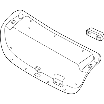 Hyundai 81750-C1010-TRY Trim Assembly-Trunk Lid