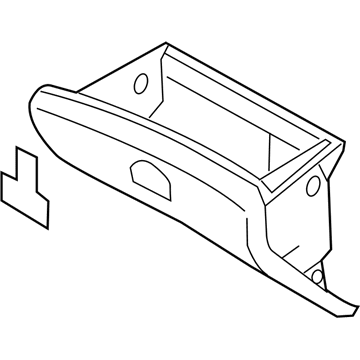 2017 Hyundai Accent Glove Box - 84510-1R050-8M