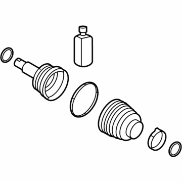 Hyundai 495R2-L5000 Joint Kit-Wheel Side,RH