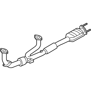 2003 Hyundai Tiburon Exhaust Pipe - 28610-2C100