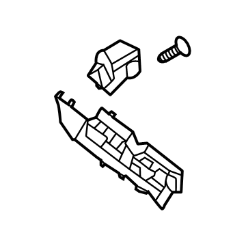 Hyundai 97410-GI000-LS5 DUCT ASSY-CTR AIR VENT,LH