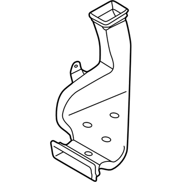 Hyundai 97360-2S050 Duct-Rear Heating,RH