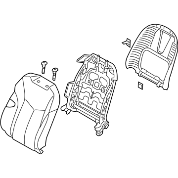 Hyundai 88300-2V330-S6R Back Assembly-Front Seat Driver