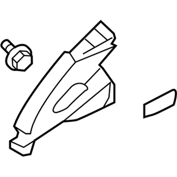 Hyundai 85840-2M600-9P Trim Assembly-Center Pillar Upper RH