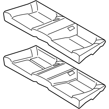 Hyundai 89100-2M500-SP3 Cushion Assembly-Rear Seat