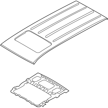 Hyundai 67110-4D610 Panel Assembly-Roof