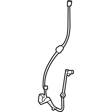 Hyundai 95681-1R000 Sensor Assembly-Abs Real Wheel ,RH