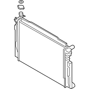 2021 Hyundai Genesis G70 Radiator - 25310-J5020