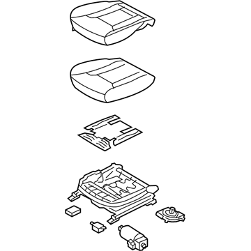 Hyundai 88201-3V535-XBC Cushion Assembly-Front Seat,Passenger