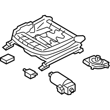 Hyundai 88213-3V335 Track Assembly-Front Seat Passenger