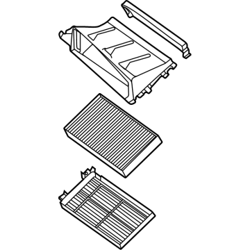 Hyundai 97190-T4000 DUCT ASSY-PRE FILTER