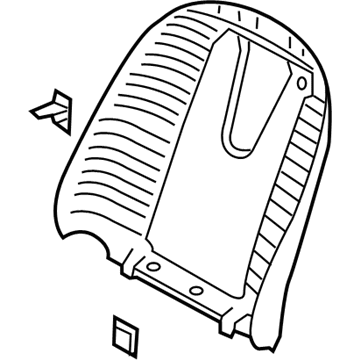 Hyundai 88390-2V000-RY Board Assembly-Front Back(Driver)