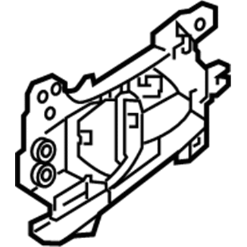 Hyundai 83620-D3000-ZL5 Rear Door Inside Handle Assembly,Right