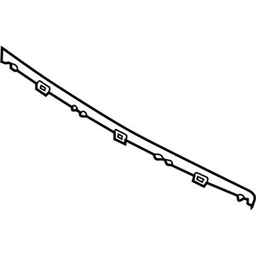 Hyundai 87373-J9000 Moulding-Cr Piece