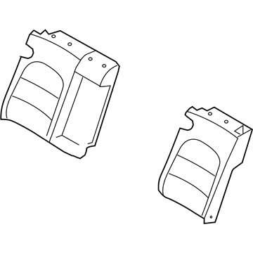 Hyundai 89470-3L310-A9V Rear Right Seatback Main Cover