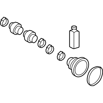 Hyundai 49575-F2700 Damper Kit-Front Axle Dynamic,RH