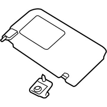 Hyundai 85220-AA620-NNB Sunvisor Assy,Rh