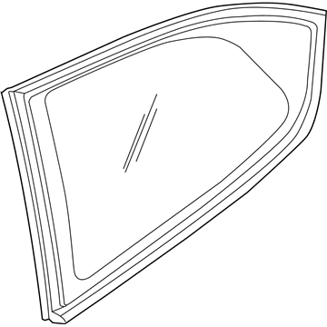 Hyundai 87820-1E090 Glass & MOULDING Assembly-Quarter