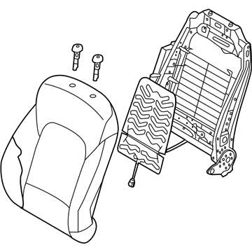 Hyundai 88405-4Z080-VAT Back Assembly-Front Seat Passenger