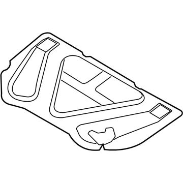 Hyundai 81125-3L010 Pad-Hood Insulating