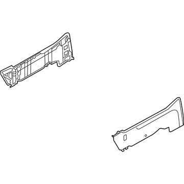 Hyundai 84610-3N600-SH Cover Assembly-Rear Console Side LH