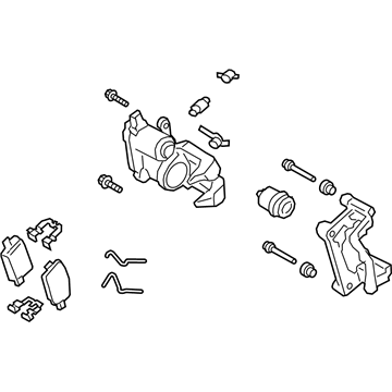 2019 Hyundai Santa Fe Brake Caliper - 58210-S1300