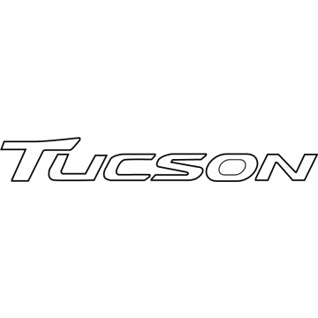 Hyundai 86310-D3500 Tucson Emblem