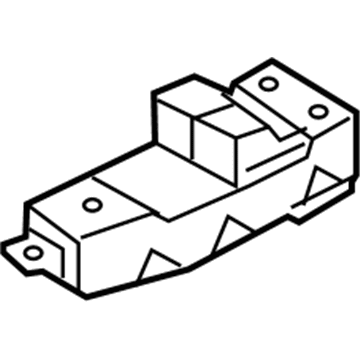 Hyundai 93580-D2000-ZCA Rear Power Window Sub Switch Assembly, Left