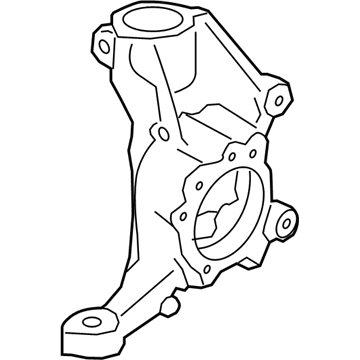 Hyundai 51710-J5600 Knuckle-Front Axle,LH