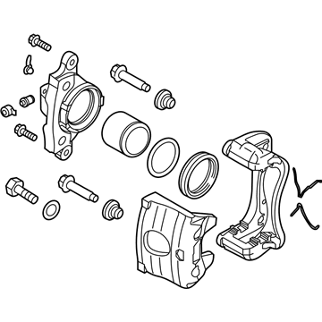 2020 Hyundai Ioniq Brake Caliper - 58180-G2A00