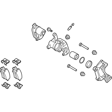 Hyundai Sonata Hybrid Brake Caliper Bracket - 58210-L1050