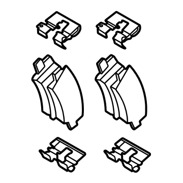 Hyundai Sonata Brake Pad Set - 58302-L1A75