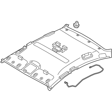 Hyundai 85310-J0000-TTX Headlining Assembly