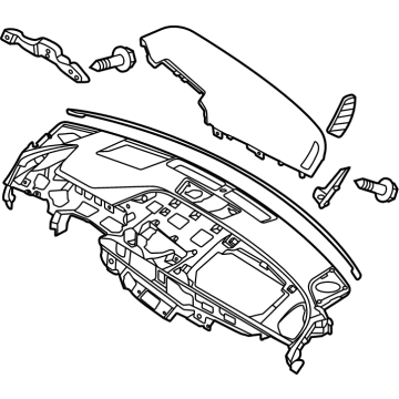 Hyundai 84710-L1200-YTH Crash Pad Assembly-Main