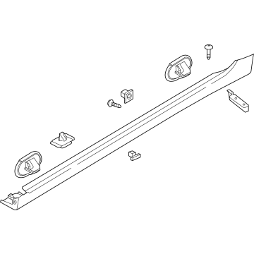 Hyundai 87752-GI100 MOULDING ASSY-SIDE SILL,RH